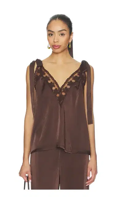 Bardot Aubrey Tie Strap Cami | Thumbnail 1 Bardot Aubrey Tie Strap Cami | Thumbnail 1
