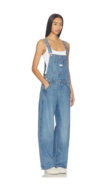 LEVI'S Full Length Wide Leg Overall | Thumbnail 2 LEVI'S Full Length Wide Leg Overall | Thumbnail 2