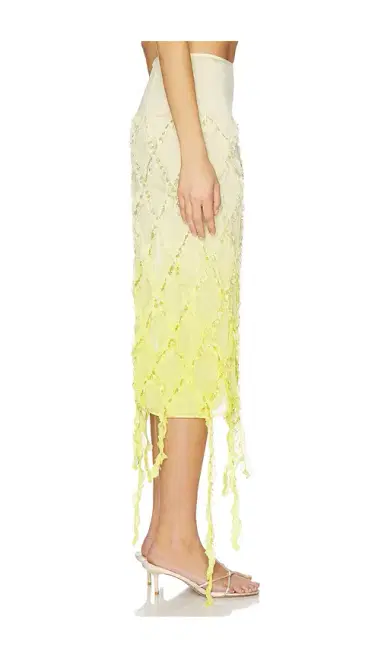 Blumarine Embroidered Creponne Skirt | Thumbnail 2 Blumarine Embroidered Creponne Skirt | Thumbnail 2