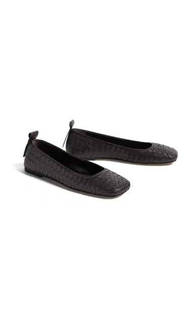 Bottega Veneta Intecciato Leather Ballet Flats | Thumbnail 3 Bottega Veneta Intecciato Leather Ballet Flats | Thumbnail 3