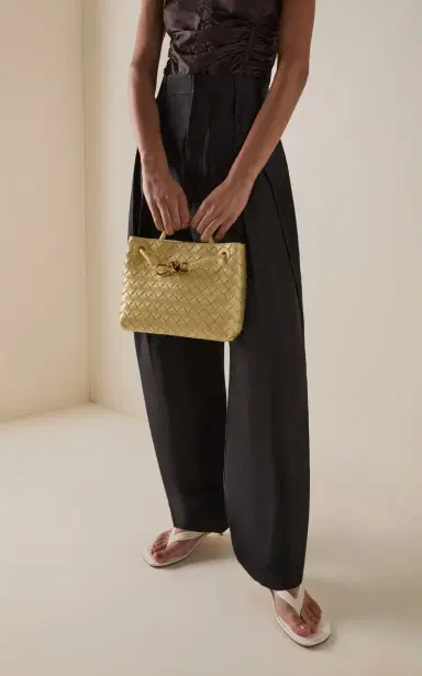 Bottega Veneta Small Andiamo Intrecciato Leather Bag | Thumbnail 2 Bottega Veneta Small Andiamo Intrecciato Leather Bag | Thumbnail 2