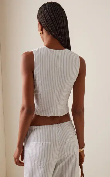 ALFIE Neda Bow-Detailed Cotton Top | Thumbnail 4 ALFIE Neda Bow-Detailed Cotton Top | Thumbnail 4