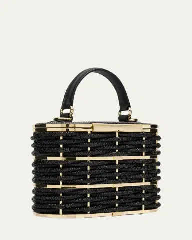 Judith Leiber Couture Willow Woven Crystal Basket Top-Handle Bag | Thumbnail 9 Judith Leiber Couture Willow Woven Crystal Basket Top-Handle Bag | Thumbnail 9