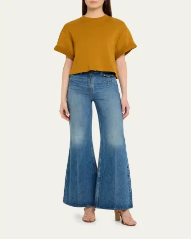 Ulla Johnson Cove Cotton-Terry Crop Top | Thumbnail 2 Ulla Johnson Cove Cotton-Terry Crop Top | Thumbnail 2