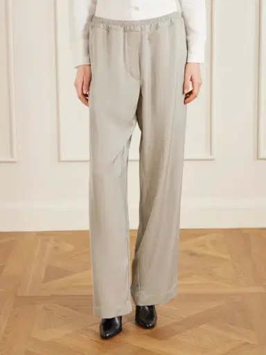 The Row Duvain Silk Straight-leg Pants | Thumbnail 3 The Row Duvain Silk Straight-leg Pants | Thumbnail 3