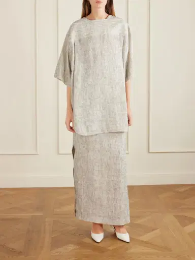 The Row Hamza Oversized Linen And Silk-blend Top | Thumbnail 2 The Row Hamza Oversized Linen And Silk-blend Top | Thumbnail 2