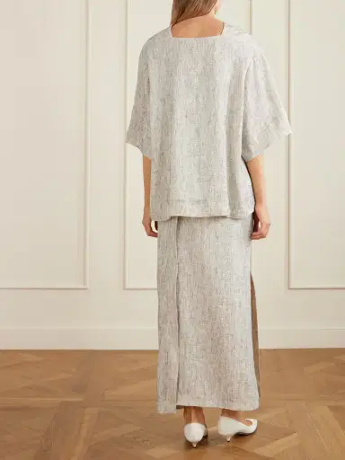 The Row Hamza Oversized Linen And Silk-blend Top | Thumbnail 3 The Row Hamza Oversized Linen And Silk-blend Top | Thumbnail 3