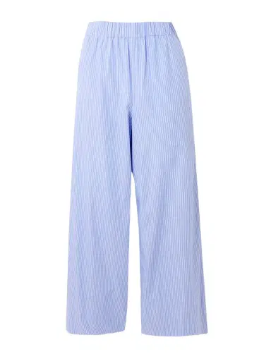 Simkhai Arden Pinstriped Cotton-poplin Wide-leg Pants | Thumbnail 1 Simkhai Arden Pinstriped Cotton-poplin Wide-leg Pants | Thumbnail 1