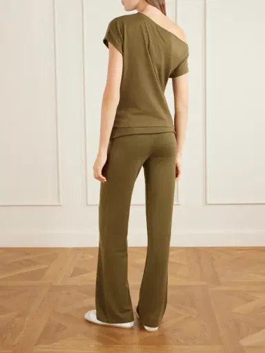 The Elder Statesman Superlight Tori One-shoulder Cashmere Top | Thumbnail 4 The Elder Statesman Superlight Tori One-shoulder Cashmere Top | Thumbnail 4