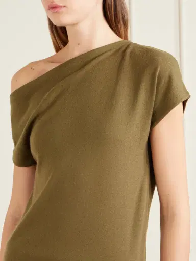 The Elder Statesman Superlight Tori One-shoulder Cashmere Top | Thumbnail 5 The Elder Statesman Superlight Tori One-shoulder Cashmere Top | Thumbnail 5