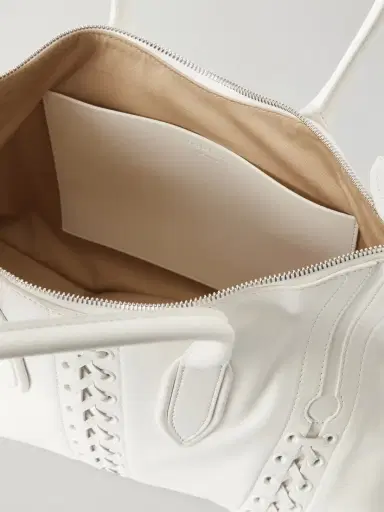 Alexander McQueen Manta Tie-detailed Leather Shoulder Bag | Thumbnail 6 Alexander McQueen Manta Tie-detailed Leather Shoulder Bag | Thumbnail 6