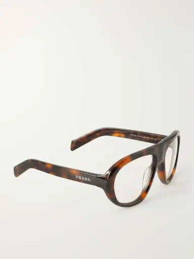 PRADA EYEWEAR Aviator-style Tortoiseshell Acetate Optical Glasses | Thumbnail 3 PRADA EYEWEAR Aviator-style Tortoiseshell Acetate Optical Glasses | Thumbnail 3