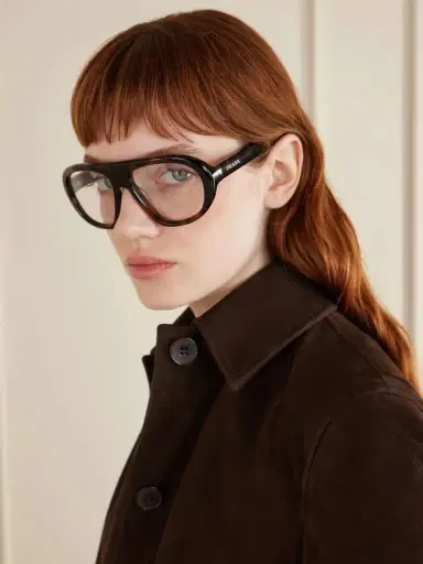 PRADA EYEWEAR Aviator-style Tortoiseshell Acetate Optical Glasses | Thumbnail 5 PRADA EYEWEAR Aviator-style Tortoiseshell Acetate Optical Glasses | Thumbnail 5