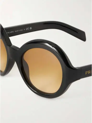 PRADA EYEWEAR Round-frame Acetate Sunglasses | Thumbnail 4 PRADA EYEWEAR Round-frame Acetate Sunglasses | Thumbnail 4