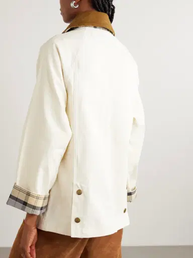 Barbour Modern Beadnell Corduroy-trimmed Waxed-cotton Jacket | Thumbnail 4 Barbour Modern Beadnell Corduroy-trimmed Waxed-cotton Jacket | Thumbnail 4