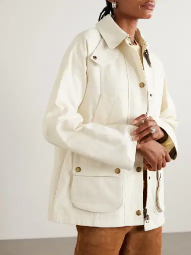 Barbour Modern Beadnell Corduroy-trimmed Waxed-cotton Jacket | Thumbnail 6 Barbour Modern Beadnell Corduroy-trimmed Waxed-cotton Jacket | Thumbnail 6