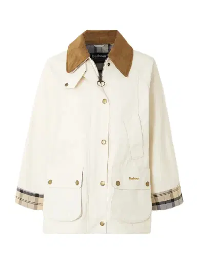 Barbour Modern Beadnell Corduroy-trimmed Waxed-cotton Jacket | Thumbnail 1 Barbour Modern Beadnell Corduroy-trimmed Waxed-cotton Jacket | Thumbnail 1