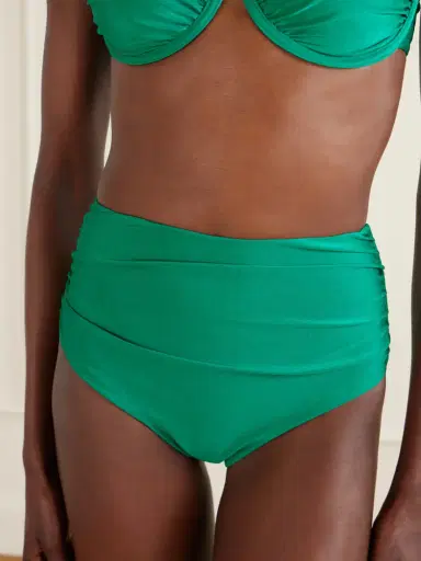 Simkhai Teya Ruched Bikini Briefs | Thumbnail 4 Simkhai Teya Ruched Bikini Briefs | Thumbnail 4