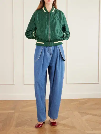 Loewe Belted Pleated Wide-leg Jeans | Thumbnail 2 Loewe Belted Pleated Wide-leg Jeans | Thumbnail 2