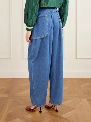 Loewe Belted Pleated Wide-leg Jeans | Thumbnail 3 Loewe Belted Pleated Wide-leg Jeans | Thumbnail 3