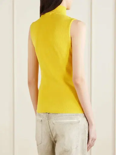 Loewe Logo-embroidered Ribbed-knit Turtleneck Top | Thumbnail 4 Loewe Logo-embroidered Ribbed-knit Turtleneck Top | Thumbnail 4
