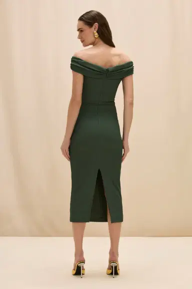 PatBo HILDA KNIT OFF SHOULDER MIDI DRESS | Thumbnail 4 PatBo HILDA KNIT OFF SHOULDER MIDI DRESS | Thumbnail 4