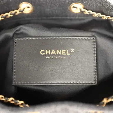Chanel Chanel Medium 25 Hobo Bag Black Washed Denim Antique Gold Hardware | Thumbnail 10 Chanel Chanel Medium 25 Hobo Bag Black Washed Denim Antique Gold Hardware | Thumbnail 10