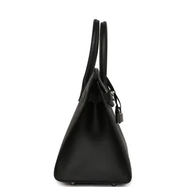 HERMÈS Hermes Birkin Sellier 30 Black Madame Palladium Hardware | Thumbnail 3 HERMÈS Hermes Birkin Sellier 30 Black Madame Palladium Hardware | Thumbnail 3
