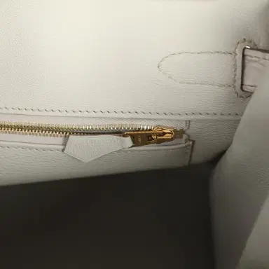 HERMÈS Pre-owned Hermes Birkin 30 Beton Matte Alligator Gold Hardware | Thumbnail 9 HERMÈS Pre-owned Hermes Birkin 30 Beton Matte Alligator Gold Hardware | Thumbnail 9