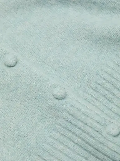 The Elder Statesman Women's Indie Alpaca-Blend Cardigan - Misty Blue | Thumbnail 7 The Elder Statesman Women's Indie Alpaca-Blend Cardigan - Misty Blue | Thumbnail 7