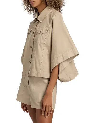 Ramy Brook Women's Beatrice Capelet Jacket | Thumbnail 4 Ramy Brook Women's Beatrice Capelet Jacket | Thumbnail 4