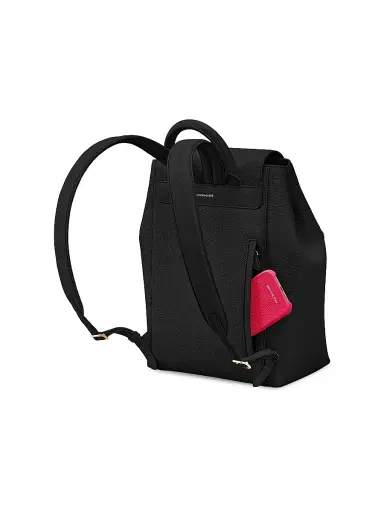 MAISON de SABRÉ Women's Medium Leather Soft Backpack - Black Caviar | Thumbnail 7 MAISON de SABRÉ Women's Medium Leather Soft Backpack - Black Caviar | Thumbnail 7