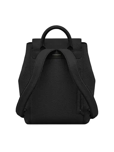 MAISON de SABRÉ Women's Medium Leather Soft Backpack - Black Caviar | Thumbnail 8 MAISON de SABRÉ Women's Medium Leather Soft Backpack - Black Caviar | Thumbnail 8