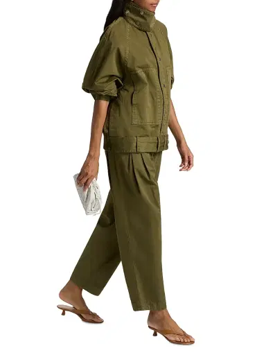 Co Women's tton Bomber Jacket - Avocado | Thumbnail 2 Co Women's tton Bomber Jacket - Avocado | Thumbnail 2