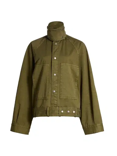Co Women's tton Bomber Jacket - Avocado | Thumbnail 1 Co Women's tton Bomber Jacket - Avocado | Thumbnail 1