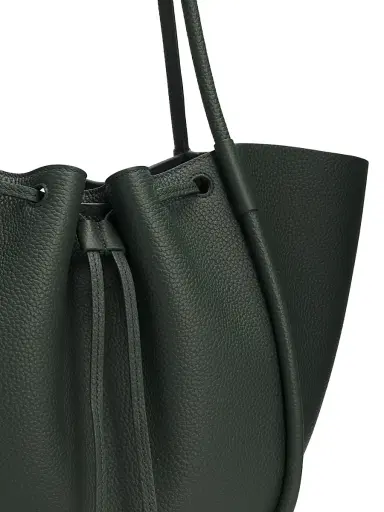 Proenza Schouler Women's Ruched Leather Tote Bag - Bottle | Thumbnail 6 Proenza Schouler Women's Ruched Leather Tote Bag - Bottle | Thumbnail 6