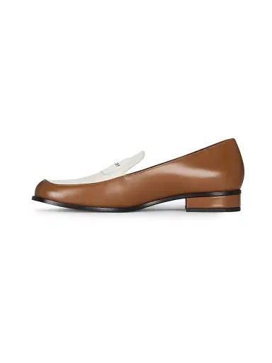 Givenchy Women's Tux Bicolor Loafers in Leather - Brown Beige | Thumbnail 3 Givenchy Women's Tux Bicolor Loafers in Leather - Brown Beige | Thumbnail 3