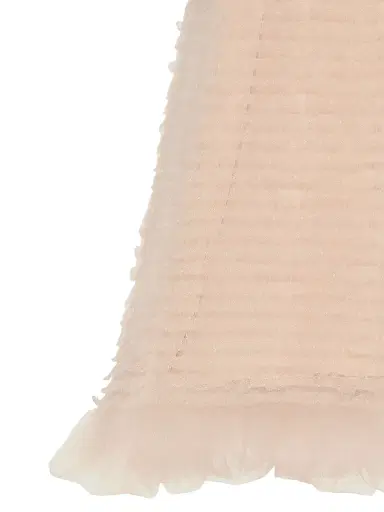 Givenchy Women's Mini Dress with Nylon Frills - Light Peach | Thumbnail 5 Givenchy Women's Mini Dress with Nylon Frills - Light Peach | Thumbnail 5