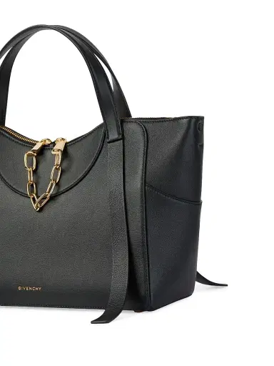 Givenchy Women's The Snatch Medium Shoulder Bag in Grained Leather - Black | Thumbnail 6 Givenchy Women's The Snatch Medium Shoulder Bag in Grained Leather - Black | Thumbnail 6