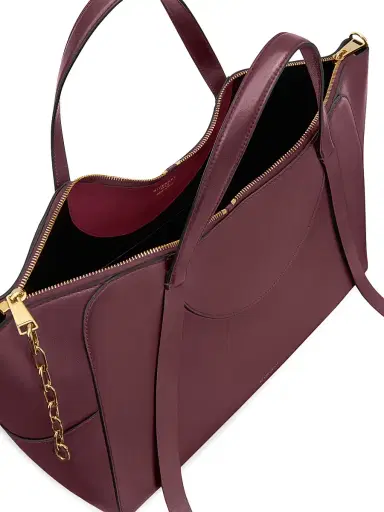 Givenchy Women's The Snatch Large Shoulder Bag in Grained Leather - Aubergine | Thumbnail 5 Givenchy Women's The Snatch Large Shoulder Bag in Grained Leather - Aubergine | Thumbnail 5