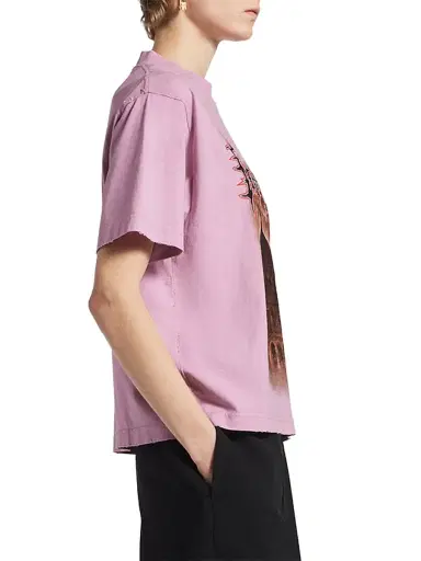 Balenciaga Women's Sacré Cſur T-Shirt Medium Fit | Thumbnail 4 Balenciaga Women's Sacré Cſur T-Shirt Medium Fit | Thumbnail 4