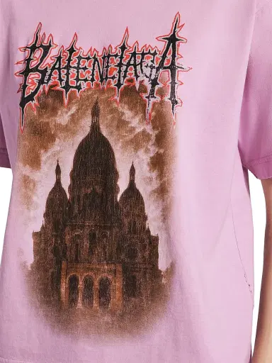 Balenciaga Women's Sacré Cſur T-Shirt Medium Fit | Thumbnail 5 Balenciaga Women's Sacré Cſur T-Shirt Medium Fit | Thumbnail 5