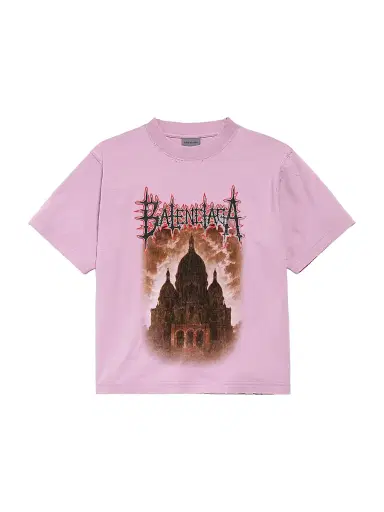 Balenciaga Women's Sacré Cſur T-Shirt Medium Fit | Thumbnail 1 Balenciaga Women's Sacré Cſur T-Shirt Medium Fit | Thumbnail 1