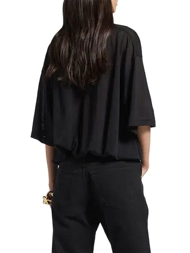 Balenciaga Women's Oversized T-Shirt Body - Black | Thumbnail 3 Balenciaga Women's Oversized T-Shirt Body - Black | Thumbnail 3