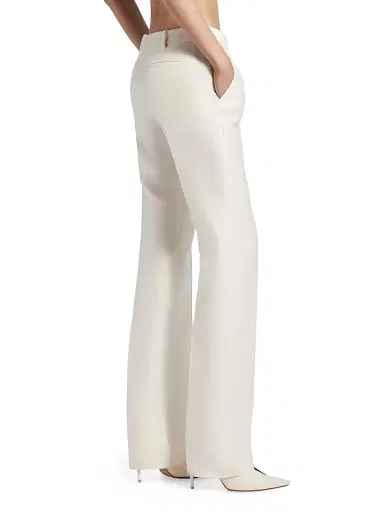 Balenciaga Women's Slim Tailored Pants - Ivory - Size 4 | Thumbnail 3 Balenciaga Women's Slim Tailored Pants - Ivory - Size 4 | Thumbnail 3