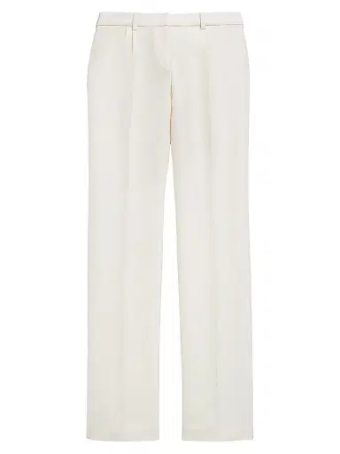 Balenciaga Women's Slim Tailored Pants - Ivory - Size 4 | Thumbnail 1 Balenciaga Women's Slim Tailored Pants - Ivory - Size 4 | Thumbnail 1
