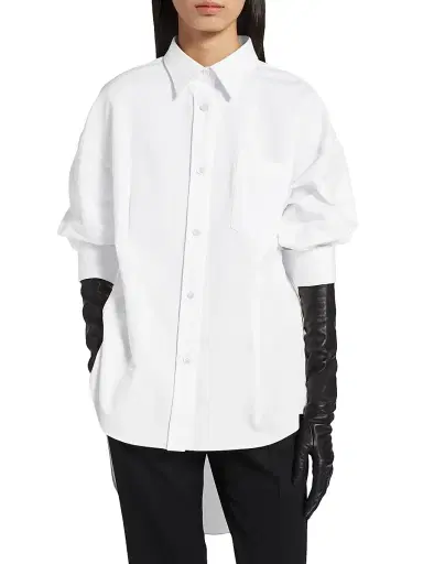 Balenciaga Women's Classic Shirt - White | Thumbnail 2 Balenciaga Women's Classic Shirt - White | Thumbnail 2