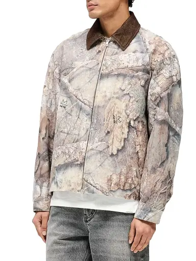 Represent Men's Real Tree Camouflage Trucker Jacket | Thumbnail 4 Represent Men's Real Tree Camouflage Trucker Jacket | Thumbnail 4
