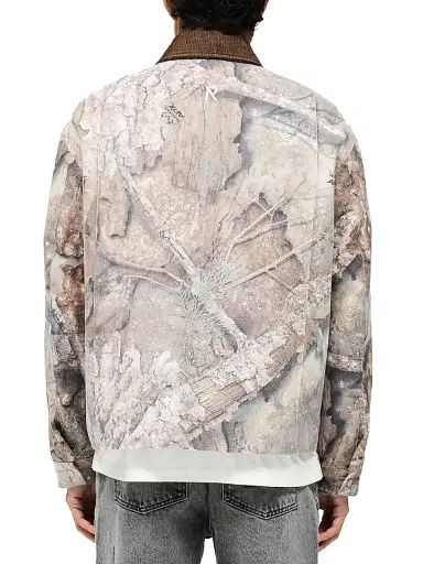 Represent Men's Real Tree Camouflage Trucker Jacket | Thumbnail 6 Represent Men's Real Tree Camouflage Trucker Jacket | Thumbnail 6