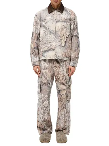 Represent Men's Real Tree Camouflage Trucker Jacket | Thumbnail 1 Represent Men's Real Tree Camouflage Trucker Jacket | Thumbnail 1